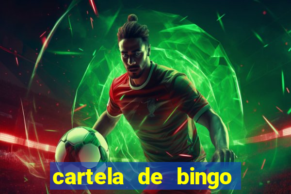 cartela de bingo pra imprimir